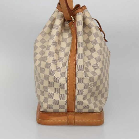 LOUIS VUITTON Damier Azur Noe Shoulder Bag LV Auth - Picture 4 of 16
